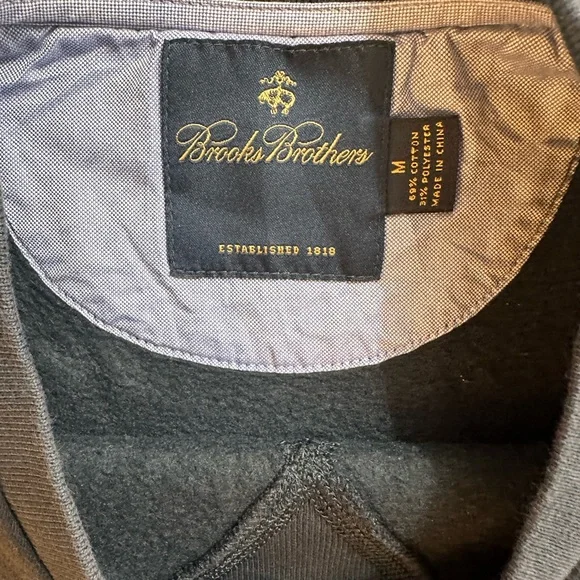 Brooks Brothers Men’s Crewneck Sweatshirt – M - Picture 5 of 10